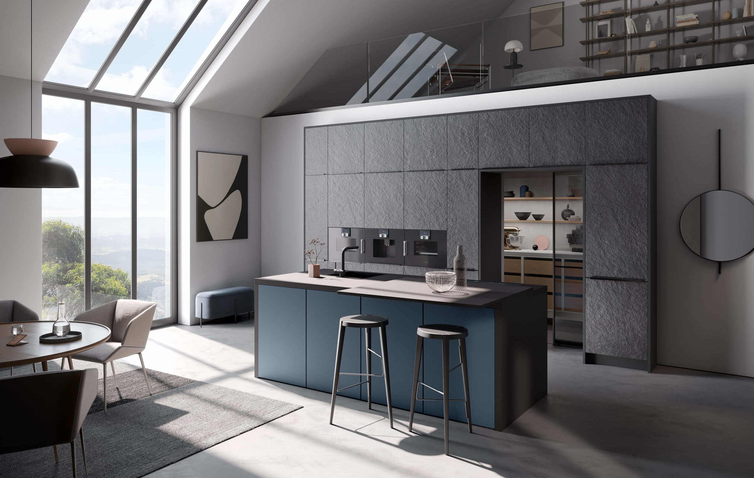 Blauwe Systemat keukens | Eigenhuis Keukens