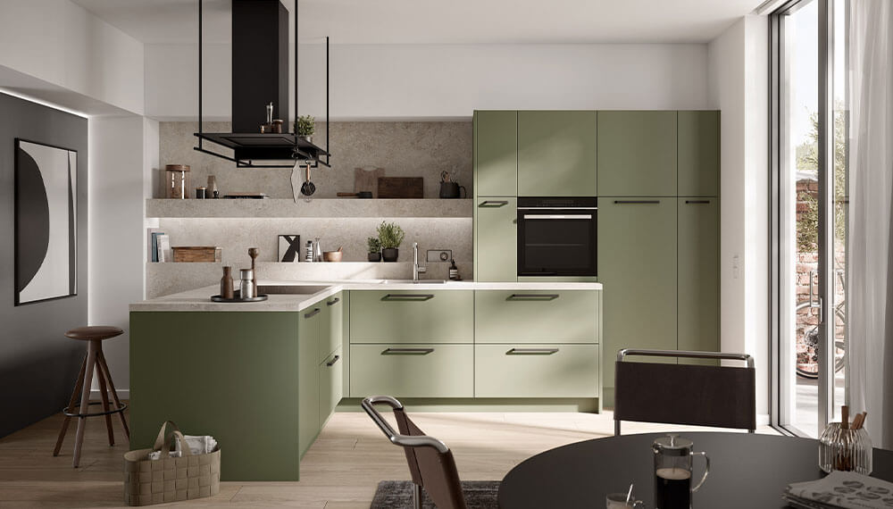 Duurzame olijfgroene concept130 keuken | Eigenhuis Keukens Duurzame olijfgroene concept130 keuken | Eigenhuis Keukens