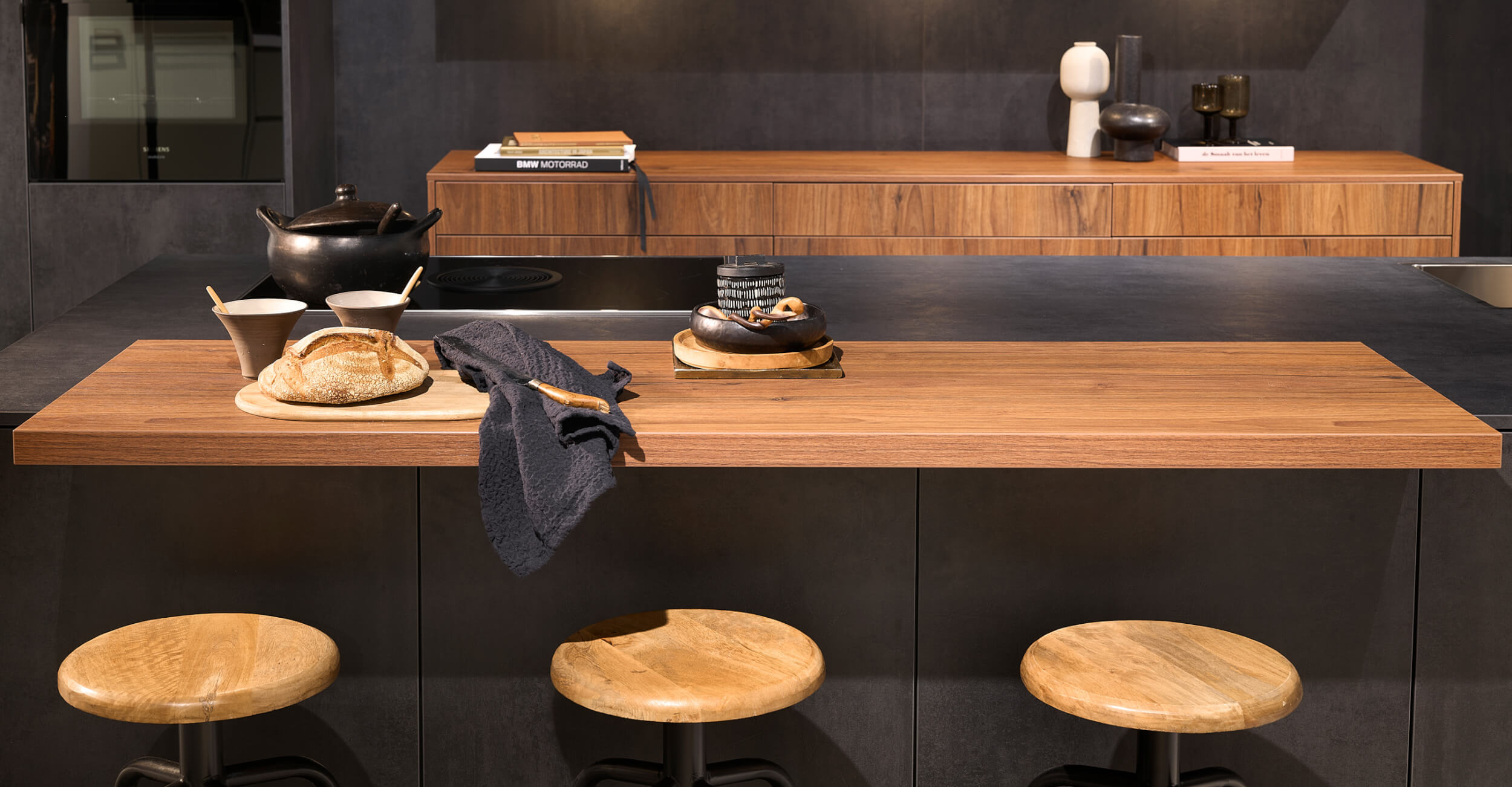 Keukenbar Systemat eilandkeuken uit onze keukencollectie