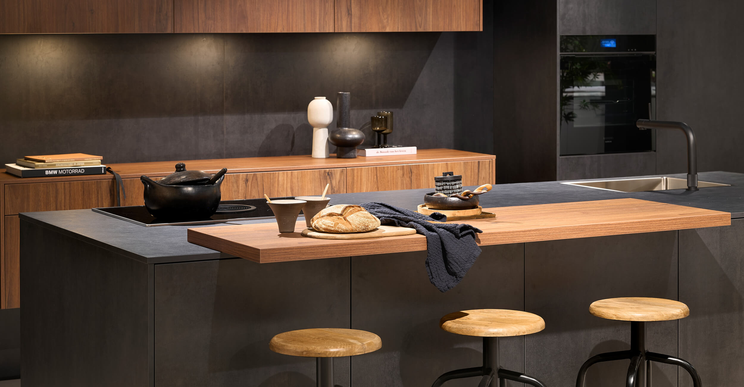 Overview van de Systemat eilandkeuken uit onze keukencollectie
