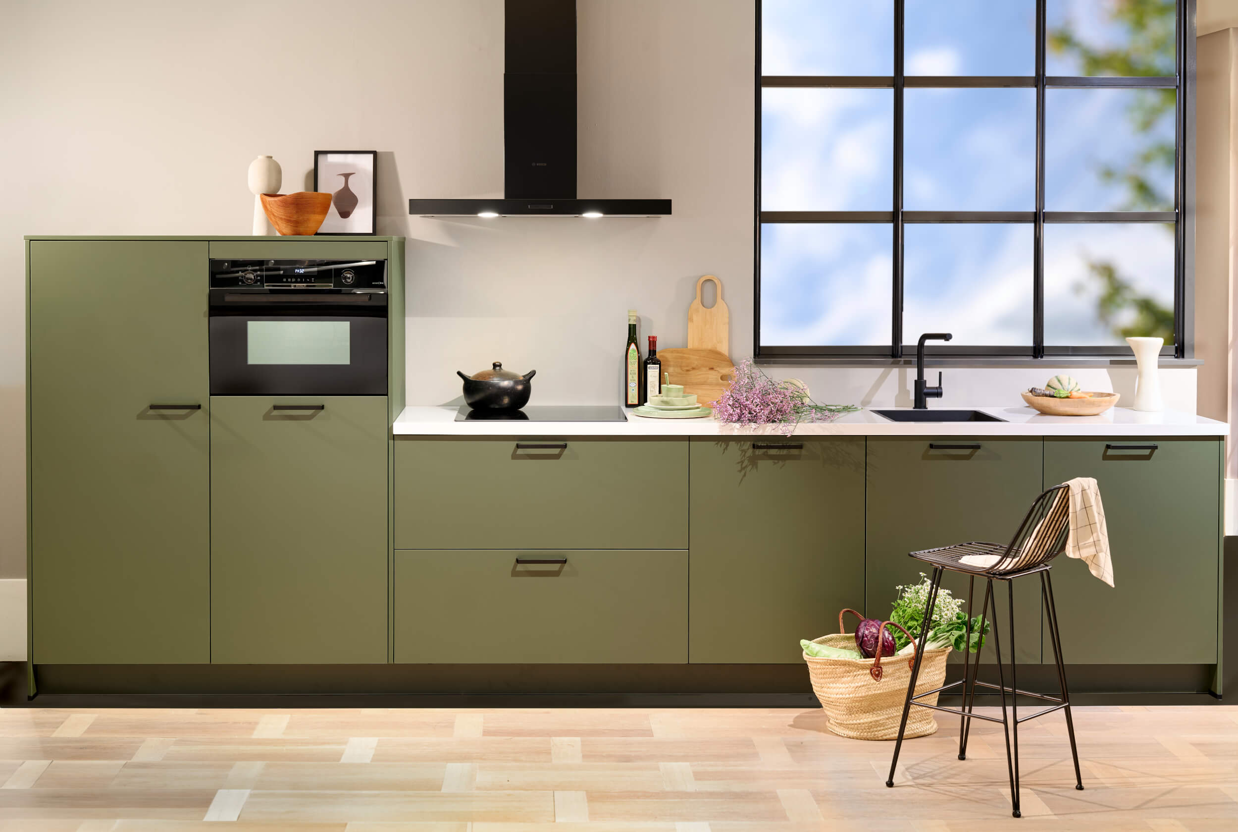Vooraanzicht rechte concept130 keuken | Eigenhuis Keukens keukencollectie Hoofddorp