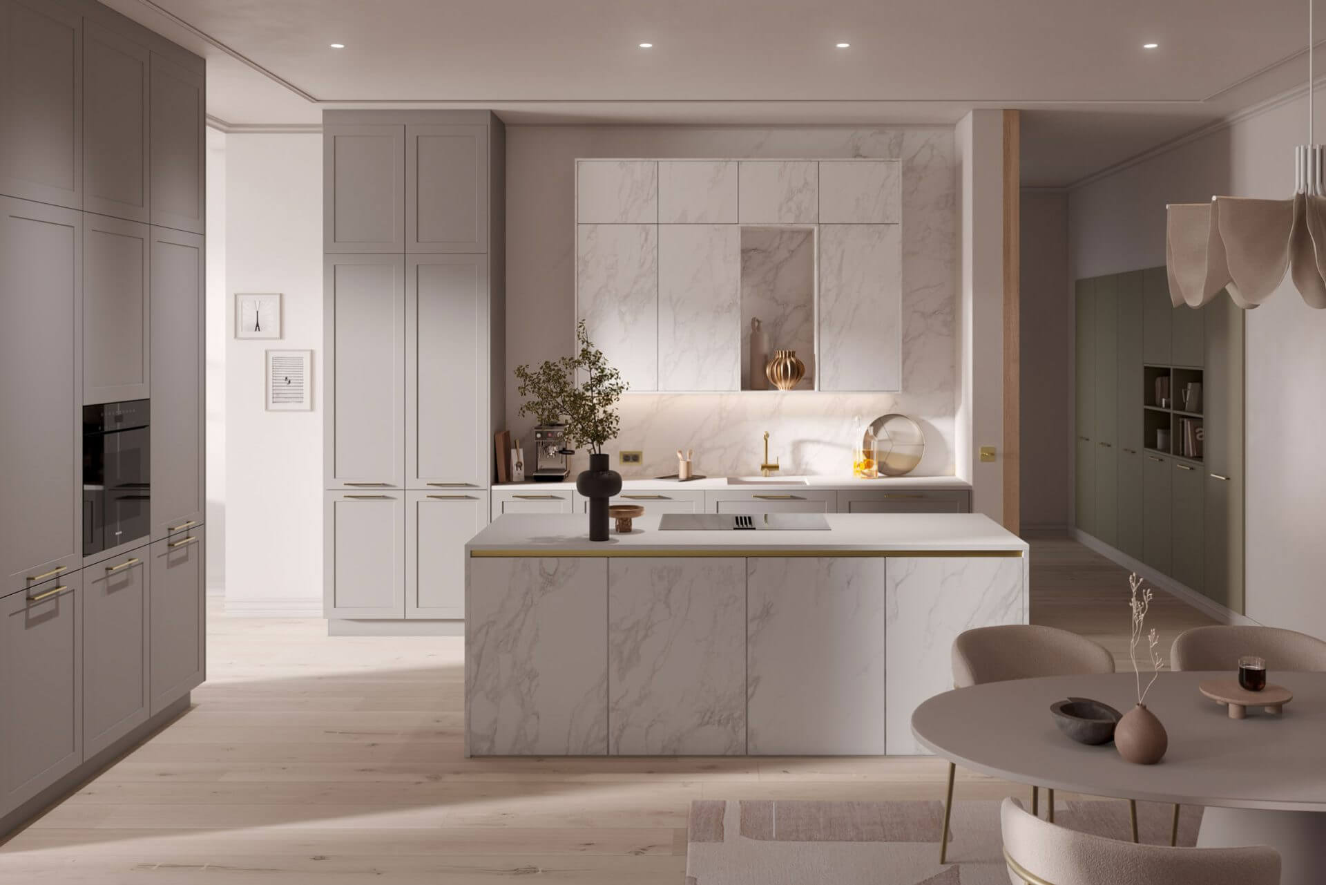 Tips voor een onderhoudsvriendelijke keuken | Eigenhuis Keukens Een opgeruimde lichte onderhoudsvriendelijke keuken bij Eigenhuis Keukens