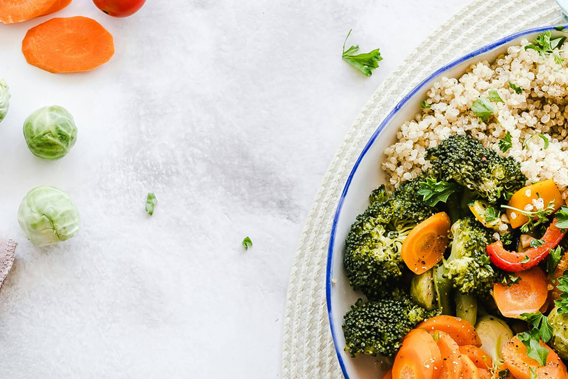 Gezond eten in het nieuwe jaar door meal preppen