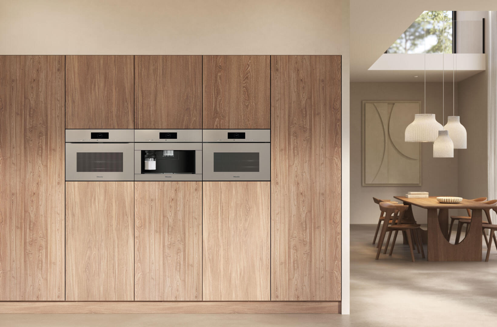 Miele keukenapparatuur in ton-sur-ton stijl
