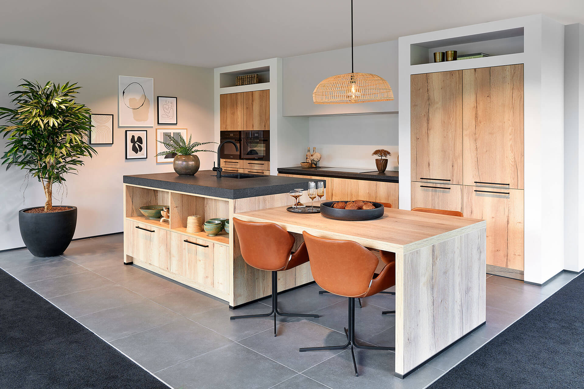 Warmte in een nieuw jasje met een modern landelijke keuken