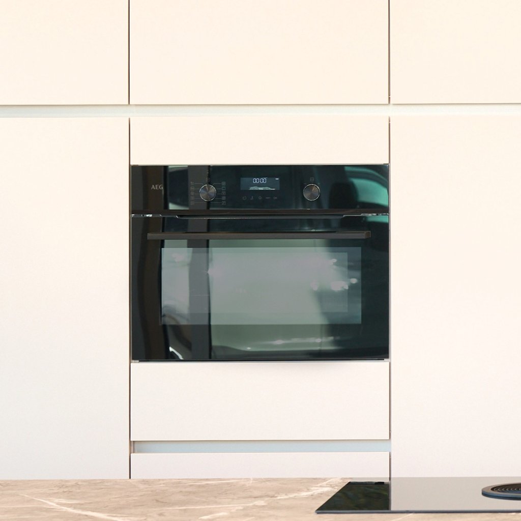 Witte concept130 eiland keuken met AEG oven