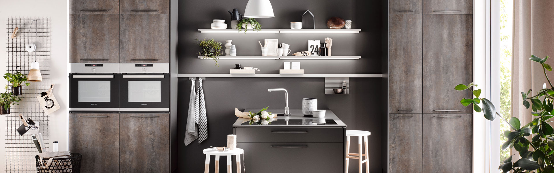 Betonlook schiereiland ECOOK Plus