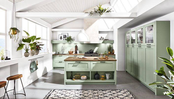Groene Botanische keuken | Eigenhuis Keukens Groene Botanische keuken | Eigenhuis Keukens