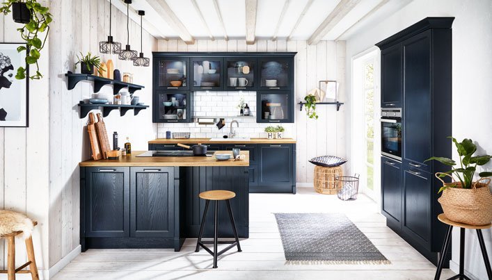 Keuken in koude tinten | Eigenhuis Keukens Keuken in koude kleurtinten | Eigenhuis Keukens