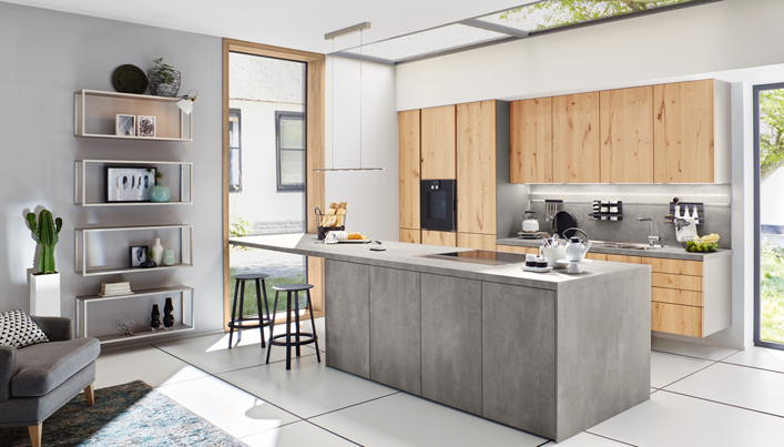 Eigenhuis Keukens | Matte keuken met hout Eigenhuis Keukens | Matte keuken met hout