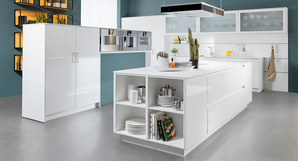 Witte hoogglans Pronorm keuken| Eigenhuis Keukens